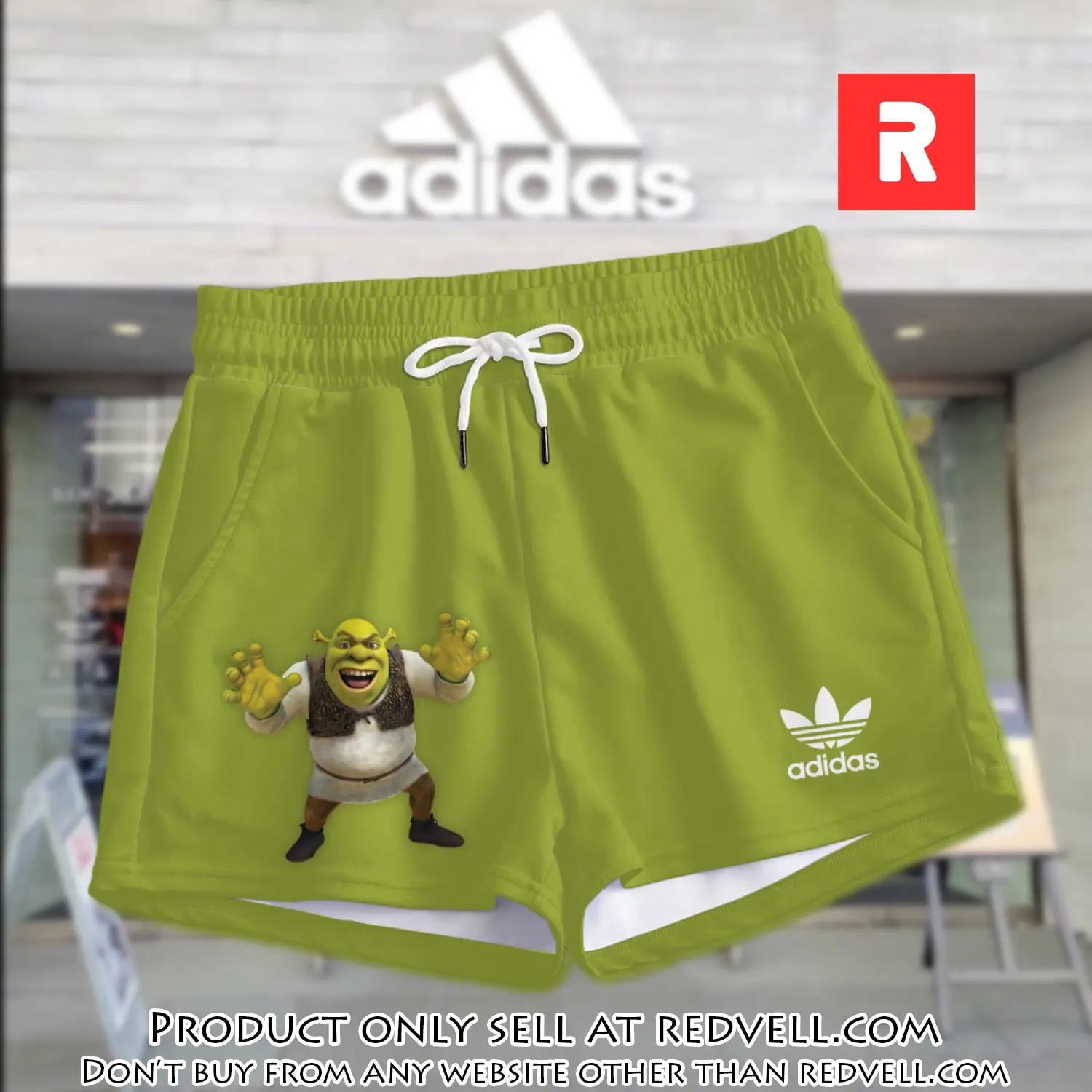 Premium shrek in adidas women shorts lady beach shorts wms1085 rv5556563